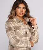 Cozy Plaid Oversized Shacket