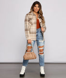Cozy Plaid Oversized Shacket