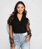 Miss Trendsetter Cropped Crepe Blazer