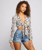 Sassy Style Tie-Front Top