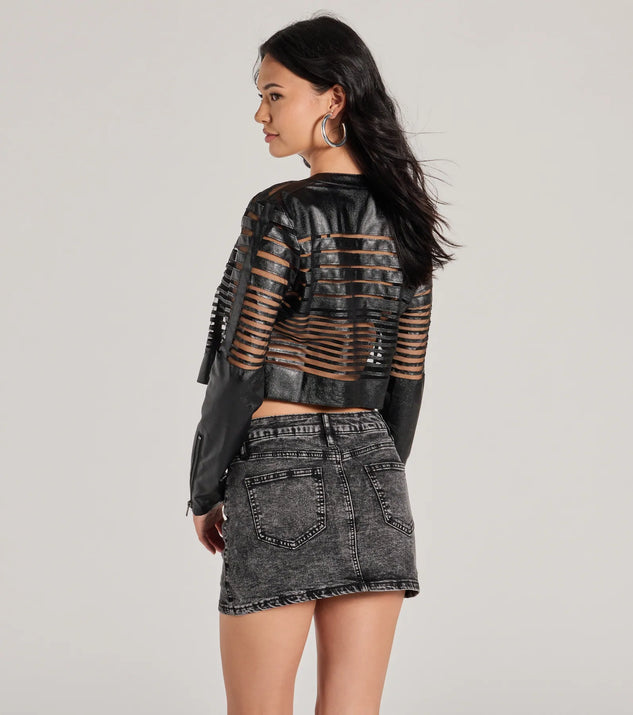 andresd stripe layered tulle jacket グレー stripe layered tulle