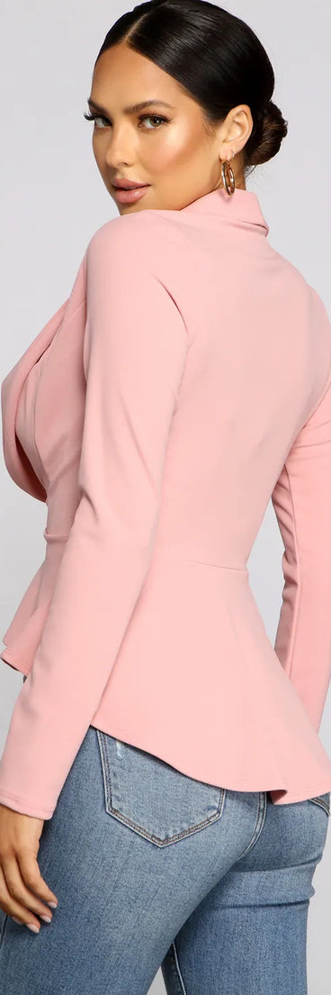 Work It Peplum Blazer