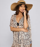 Fab And Fierce Leopard Print Kimono