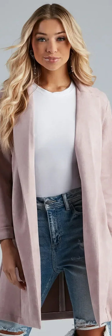 Major Boss Babe Long Line Blazer