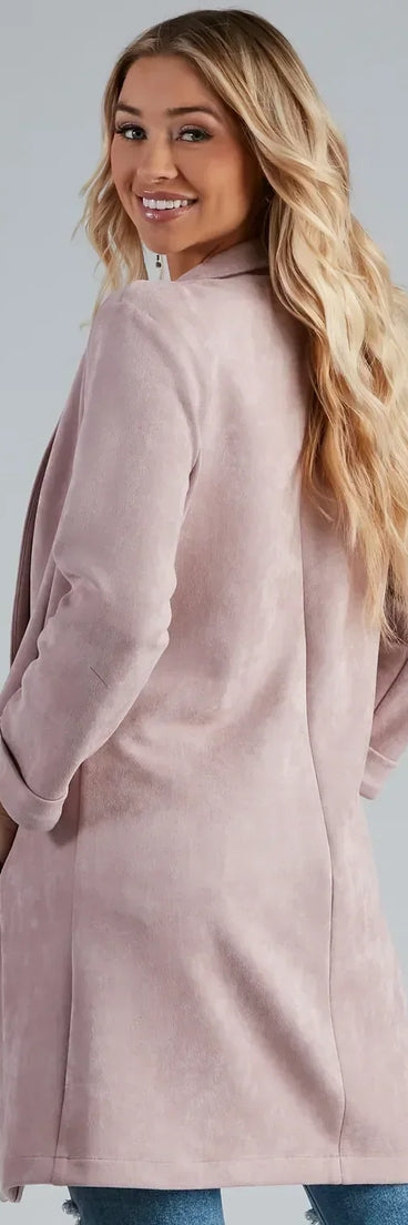 Major Boss Babe Long Line Blazer