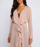 Chic Staple Chiffon Trench
