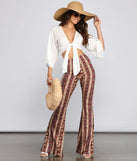 Boho Daze Tie Front Top