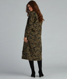 Step Up Camo Long Line Jacket