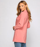 First Impressions Cuffed Boyfriend Blazer