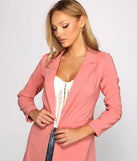First Impressions Cuffed Boyfriend Blazer