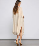 Essential Oversized Chiffon Kimono