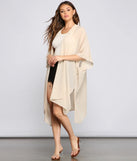 Essential Oversized Chiffon Kimono