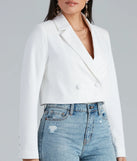 So Polished Cropped Blazer
