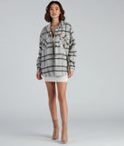 Cozy Casual Plaid Wool Shacket