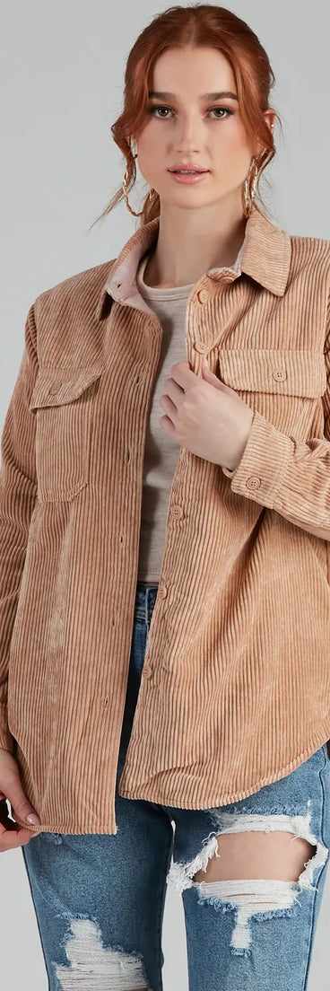 Keep It Trendy Reversible Shacket