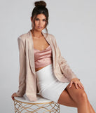 Sophisticated Glamour Glitter Blazer