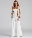 Curtain Call Sequin Knit Cape
