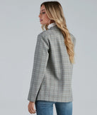 Perfect Plaid Oversized Blazer