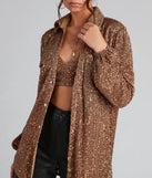 Glitzy Moment Sequin Knit Shacket