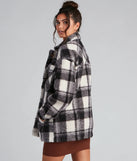 Cozy Layers Plaid Sherpa Shacket