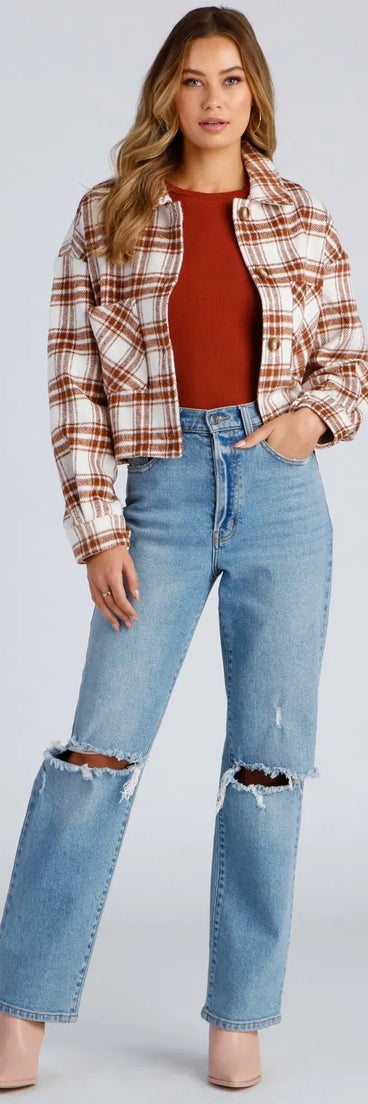 Trendy Layers Flannel Shacket