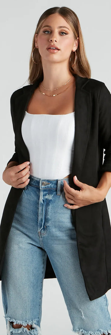 Polish Up Real Nice Long Blazer