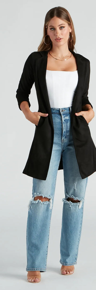 Polish Up Real Nice Long Blazer