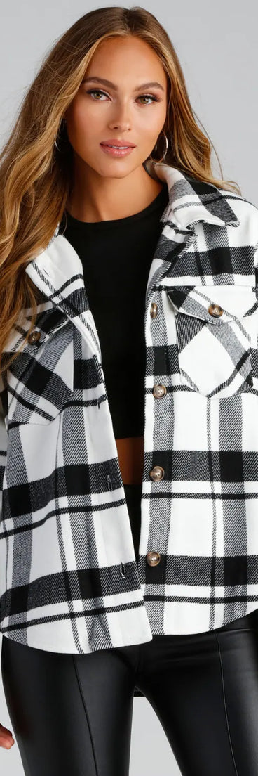 Flannel Weather Plaid Shacket