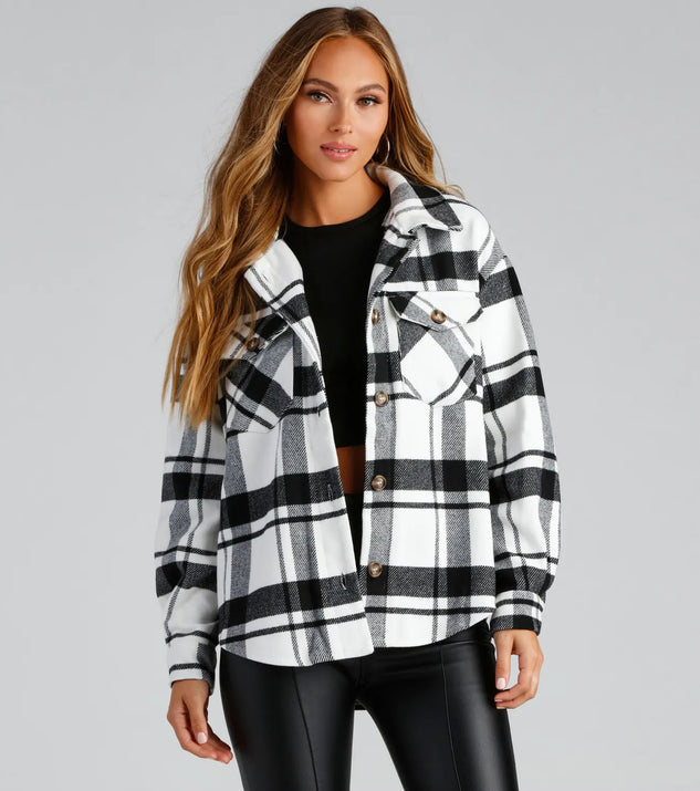 Flannel Weather Plaid Shacket
