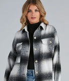 Basic Mood Oversized Plaid Shacket