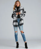 Basic Mood Oversized Plaid Shacket