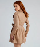 Poised And Polished Belted Trench
