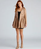 Poised And Polished Belted Trench