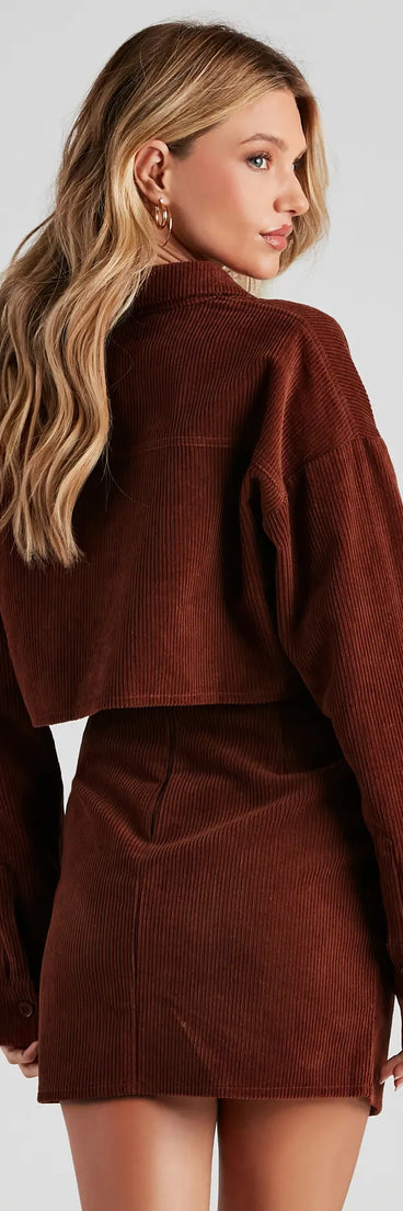 Fall Fave Corduroy Crop Jacket