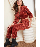 Serious Chills Velour Zip-Up Hoodie Jacket