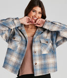 Casual Fall Days Flannel Shacket