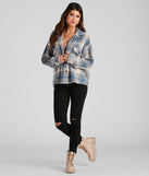 Casual Fall Days Flannel Shacket