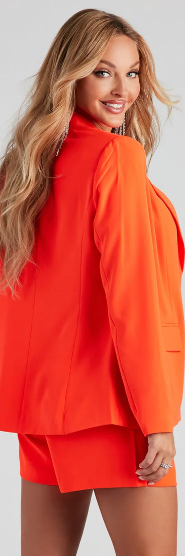 She's A Bold Babe Woven Blazer