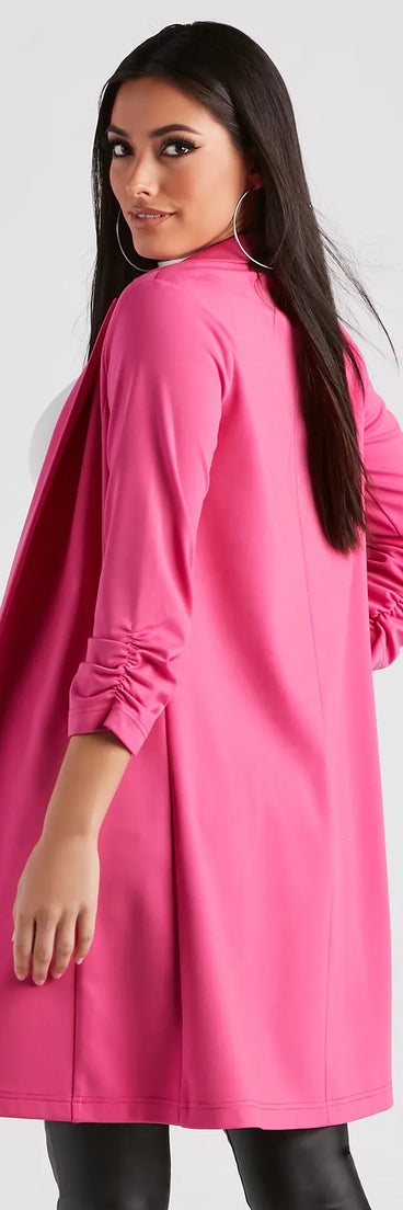 Styled For Success Long Blazer