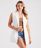 Weekend State Of Mind Long Cotton Vest