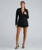Iconic Vibes Pinstripe Blazer