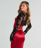 Look Your Best Floral Velvet Mesh Bolero