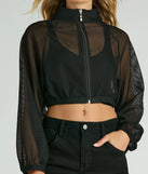 
Upgrade your style game for 2025 with the Total Vibe Fishnet Mesh Bomber Jacket in black, perfect for any fashion-forward wardrobe.