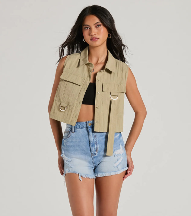 Casual And Stylish Cargo Pocket Vest | Windsor