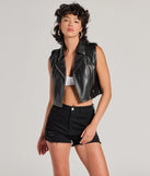 
Upgrade your style game for 2025 with the Hit Your Mark Faux Leather Moto Vest in black, perfect for any fashion-forward wardrobe.