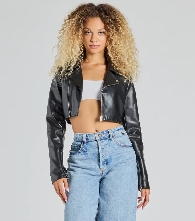 THEREDTHREAD / ザレッドスレッド】S leather jacket cropped