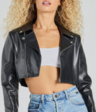 
Upgrade your style game for 2025 with the City Slicker Moto Crop Faux Leather Jacket in black, perfect for any fashion-forward wardrobe.