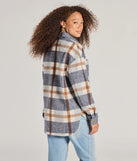 
Upgrade your style game for 2025 with the Effortless Cutie Long Sleeve Plaid Shacket in navy, perfect for any fashion-forward wardrobe.