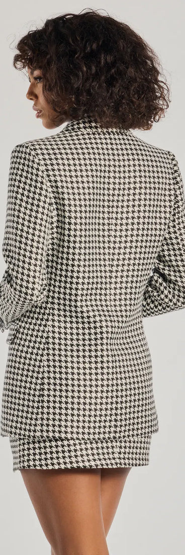Icon Era Houndstooth Woven Blazer