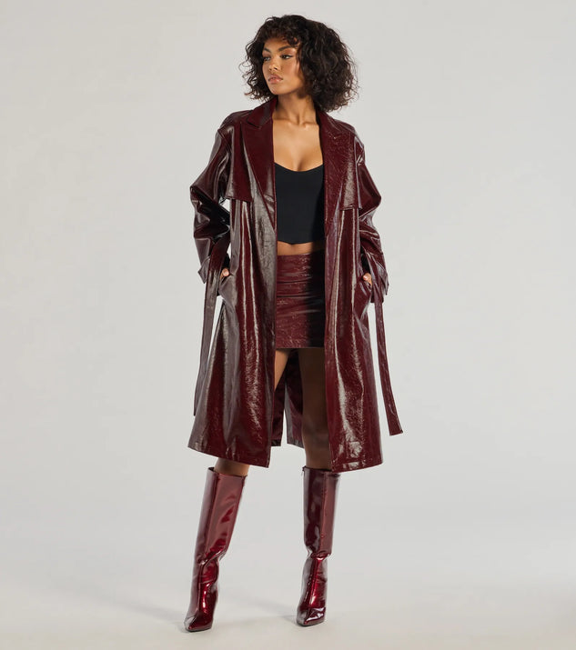 cityshop レザー　コート　FAUX LEATHER COAT TOWNCRAFT TOWN CRAFT/タウンクラフト LEATHER RANCHER COAT